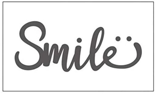 Imagen de Matriz de relieve embossing folder SUNLIT para mini maquina troqueladora y estampadora 8.89*12.7cms. trama "smile"