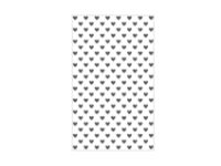 Matriz de relieve embossing folder para mini maquina troqueladora y estampadora 8.89*12.7cms. trama corazones SUNLIT 