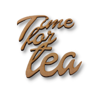Calado laser "Time for tea" 