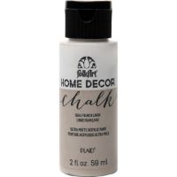 Pintura acrilica ultra mate a la tiza Home Decor Chalk *2oz. color 5945 French Linen lino frances FOLKART 