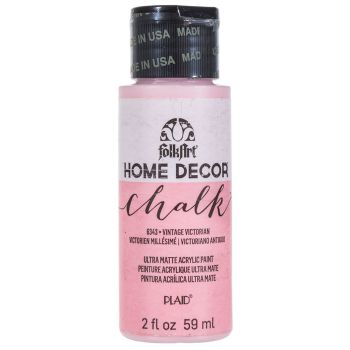 Imagen de Pintura acrilica ultra mate a la tiza Home Decor Chalk FOLKART *2oz. color 6343 Vintage Victorian Victoriano antiguo  FOLKART  