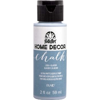 Imagen de Pintura acrilica ultra mate a la tiza Home Decor Chalk *2oz. color 6353 Glacier Glacial FOLKART 