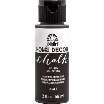 Imagen de Pintura acrilica ultra mate a la tiza Home Decor Chalk *2oz. color 6357 Java Cafe FOLKART 