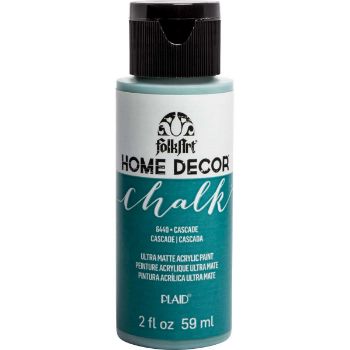 Imagen de Pintura acrilica ultra mate a la tiza Home Decor Chalk *2oz. color 6440 Cascade Cascada FOLKART 
