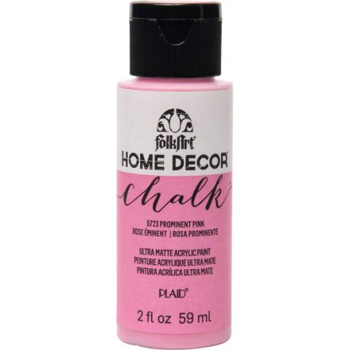 Imagen de Pintura acrilica ultra mate a la tiza Home Decor Chalk *2oz. color 5723 Prominent rose rosa prominente FOLKART 