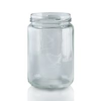 Frasco de vidrio barril de 660 ml. Sin tapa 