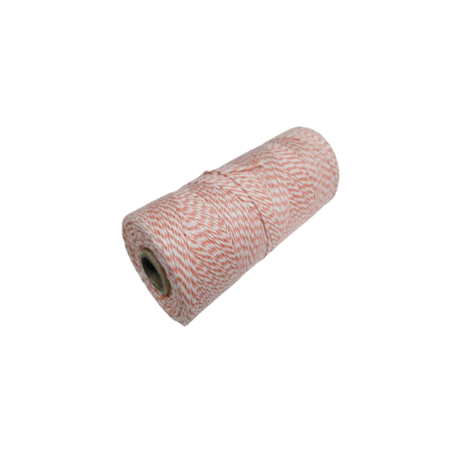 Imagen de Cono de hilo de algodon color salmon combinado con crudo de 150grs.=300mts.