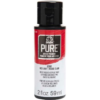 Imagen de Pintura acrilica de alta pigmentacion Pure artist pigment *2oz 59ml. color 6390 Red Light FOLKART 