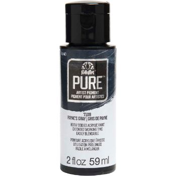 Imagen de Pintura acrilica de alta pigmentacion Pure artist pigment *2oz 59ml. color 7109 Payne's Gray FOLKART 