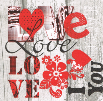 Imagen de Servilleta para decoupage estampada de 33*33cms. cod.V066