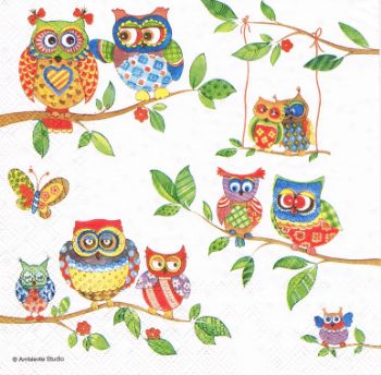 Imagen de Servilleta para decoupage estampada de 33*33cms. cod.A008
