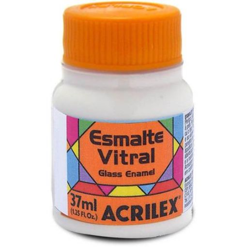 Imagen de Esmalte vitral para vidrio y ceramica "ACRILEX" *37ml. color Blanco 519