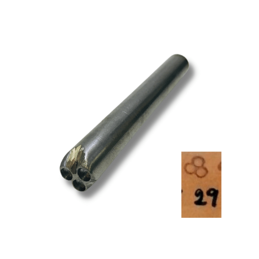 Imagen de Repujador de golpe de acero para cuero o metales Nro.29  