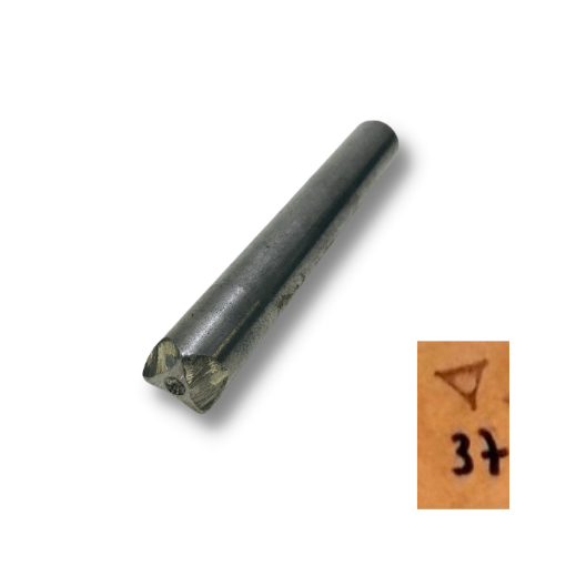 Imagen de Repujador de golpe de acero para cuero o metales Nro.37  