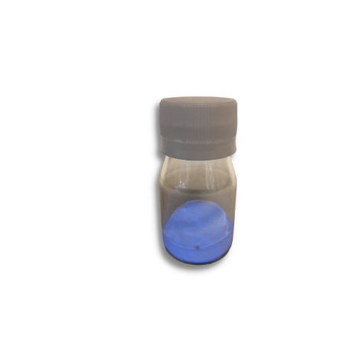 Imagen de Pigmento fosforescente en polvo para resina liquida o barniz al agua brilla en la oscuridad *10 grs. color celeste azulado LA CASA DEL ARTESANO