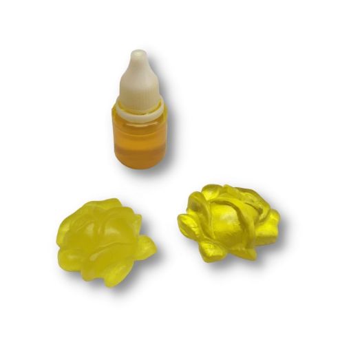 Imagen de Colorante pigmento liquido para resina epoxi traslúcido RESIQUALY *10ml. al agua,  color amarillo