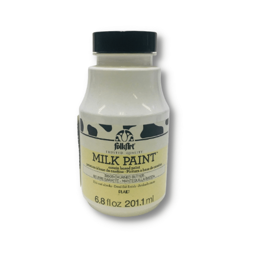 Imagen de Milk Paint Pintura a base de caseina FOLK ART *6.8oz 201ml color 38909  Churned Butter Mantequilla B FOLK ART
