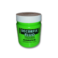 Acrilico Decorfix Fluo tinta acrilica fluorescente *250ml. color 1025 Verde manzana CORFIX