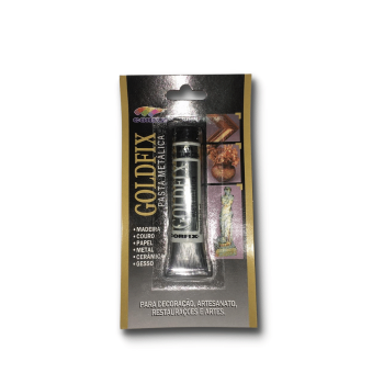 Imagen de Pasta o patina a la cera metalica GOLDFIX marca CORFIX *20ml. color plata envejecida 243 CORFIX