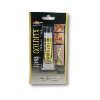 Imagen de Pasta o patina a la cera metalica GOLDFIX marca CORFIX *20ml. color oro rico 241 CORFIX