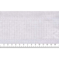 Tela para bordar con banda para bordar con cinta 98.4% algodon ESTILOtex de 70*100cms. color Blanco optico 01 
