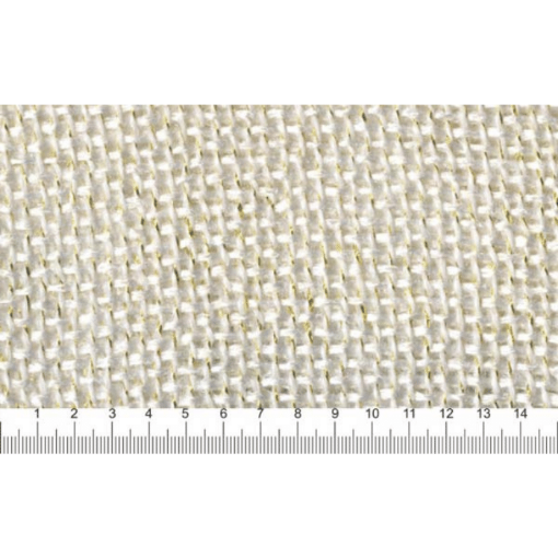 Imagen de Yute Jutex sintetico de polipropileno con lurex para manualidades de 100*100cms. color Blanco con Oro