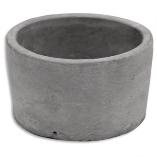 Imagen de Maceta de cemento circular de 10x10x6cms.  