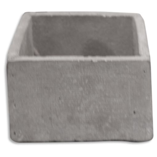 Imagen de Maceta de cemento cuadrada de 10x10x6cms.  