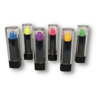 Lapiz labial maquillaje UV Party Time Set de 6 colores NEON diferentes UV Party Time
