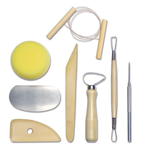Imagen de Set de 8 herramientas para modelado y alfareria Pottery tool "POINTER" 
