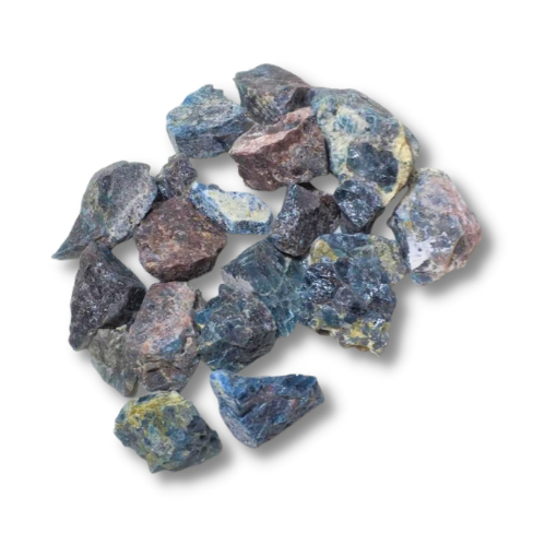 Imagen de Piedras semi preciosas Apatita en bruto piedras de 2 a 4cms. en paquete de 100grs.