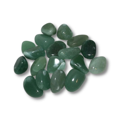 Imagen de Piedras semi preciosas Cuarzo Verde rolado piedras de 2 a 2.5cms. en paquete de 100grs.