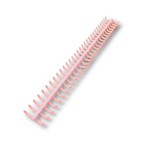 Imagen de Espiral plastico de 28cms. para encuadernacion para A4 o menor 30 orificios para perforadora KW-TRIO color Rosado KW TRIO