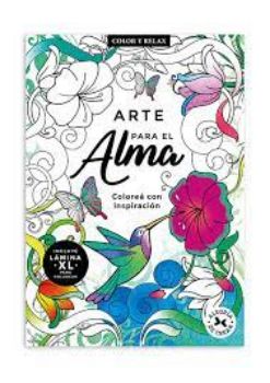 Imagen de Libro para pintar coleccion Color y Relax 32 paginas tapa Arte para el Alma