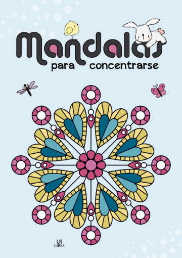 Imagen de Libro para colorear coleccion Mis primeros Mandalas 32 paginas de 21x30cm tapa Mandalas para concentrarse