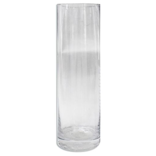 Imagen de Florero de vidrio cilindrico fino de 6*20cms. EJ1575