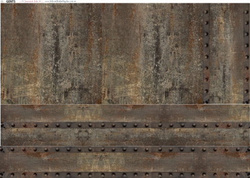 Imagen de Lámina de seda para decoupage "ENSUENO DORADO" de 50x70cms. modelo GENT5