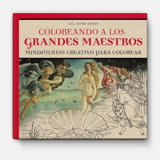 Imagen de Libro para colorear ARTE-RAPIA 35 paginas 23x24cms Coloreando a los Grandes Maestros 