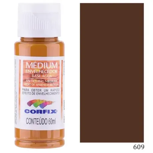 medium envejecedor efecto madera corfix 60ml color 609 tabaco 0