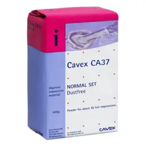 alginato polvo para impresiones corporales cavex ca37 secado normal 453grs 0