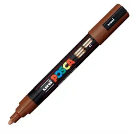 marcador tinta pigmentada base agua trazo medio 1 8 2 5mm pc 5m color marron 0