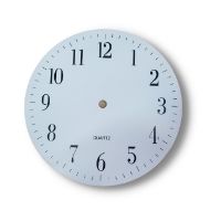 Cuadrante metalico esfera para reloj de 20cms modelo blanco con numeros latinos