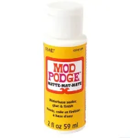 Adhesivo sellador y barniz 3 en 1 "MOD PODGE" Matte con terminacion Mate Plaid de 2oz 59ml