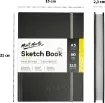 libro para bosquejar tapa dura sketchbook mont marte papel 110grs medida a5 x80 hojas 1