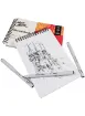 libro espiral para bosquejar sketchbook mont marte papel 150grs medida a4 x30 hojas 1