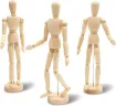 modelo maniqui articulado madera dibujo figura humana modelo masculino meeden 30cms 0