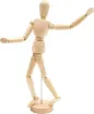 modelo maniqui articulado madera dibujo figura humana modelo masculino meeden 30cms 1