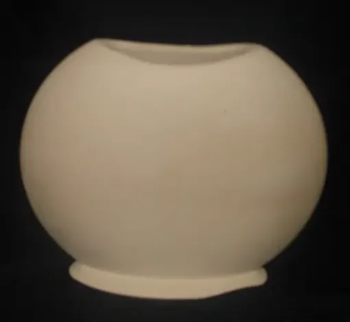 florero ceramica molde ancho boca ovalada angosta 7x16x20cms no 11 0
