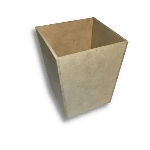 maceta mdf 3mms con borde recto 10x11 5cms 0