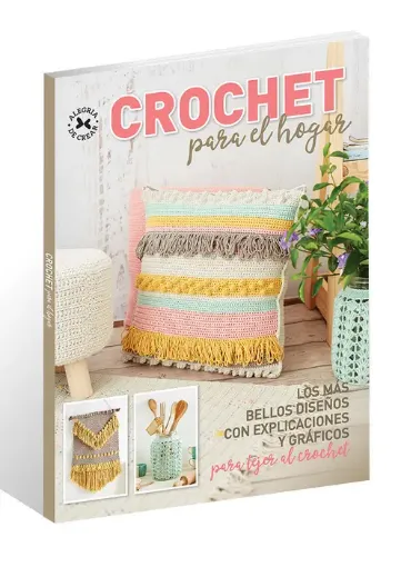 libro manualidades crochet para el hogar 98 paginas 23x30cms arcadia edicionesl 0